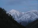 Morning mountains.
